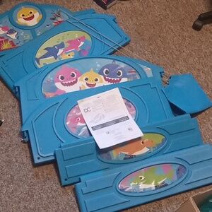 Baby Shark Toddler Bed Floor Frame Activity Area
